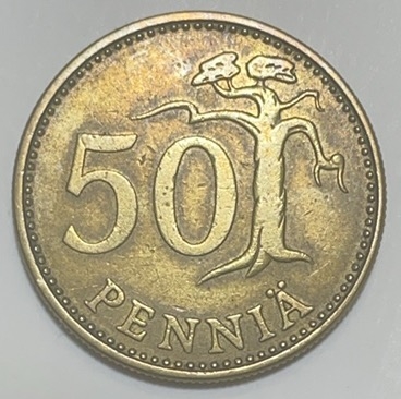 神仙姐姐散币好品专场第二十八期（无佣金满邮自动发出 1973 年芬兰 50 盆尼