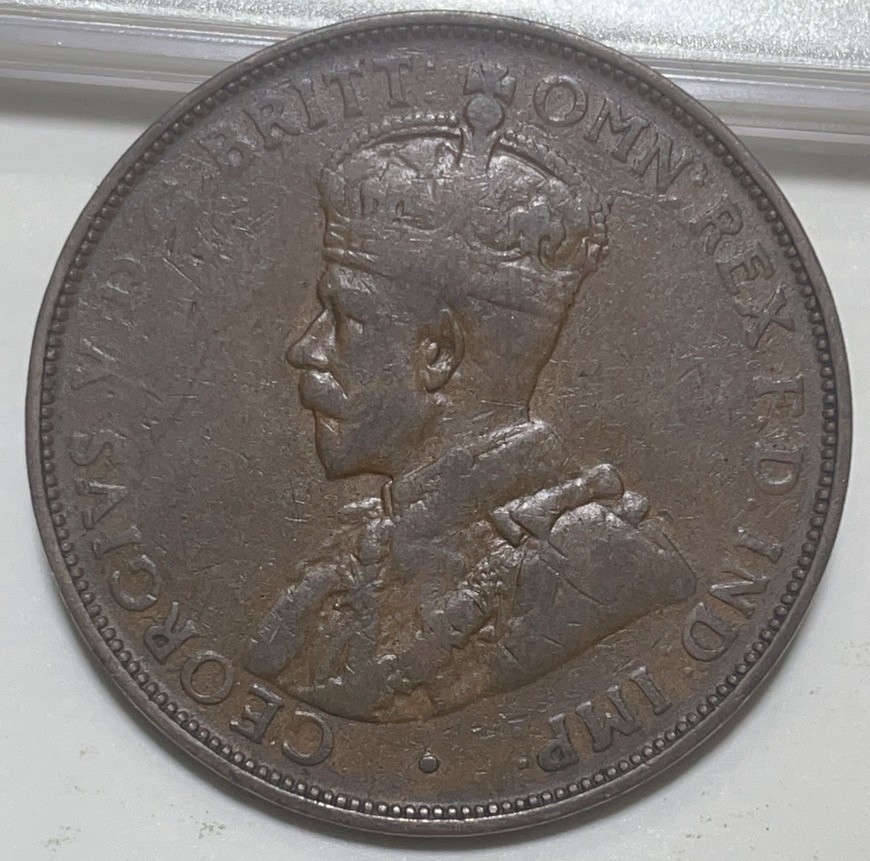 神仙姐姐散币好品专场第二十八期（无佣金满邮自动发出 1922 年澳大利亚大一便士