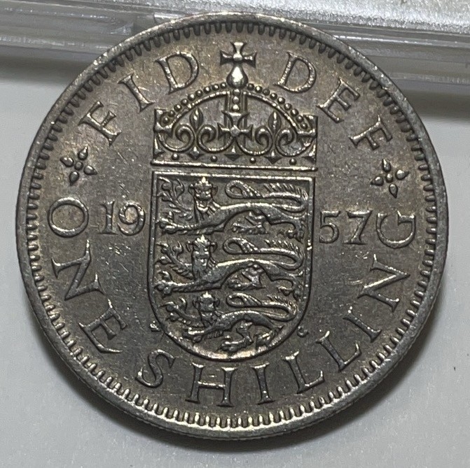 神仙姐姐散币好品专场第二十八期（无佣金满邮自动发出 1957 年英国 1先令