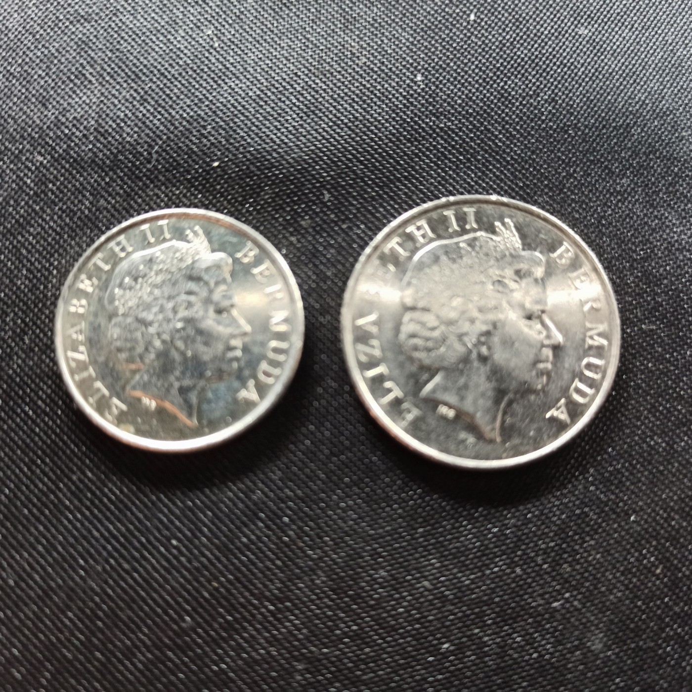 邮泉阁限时拍卖第一场 各国硬币专场 百慕大老年版2枚