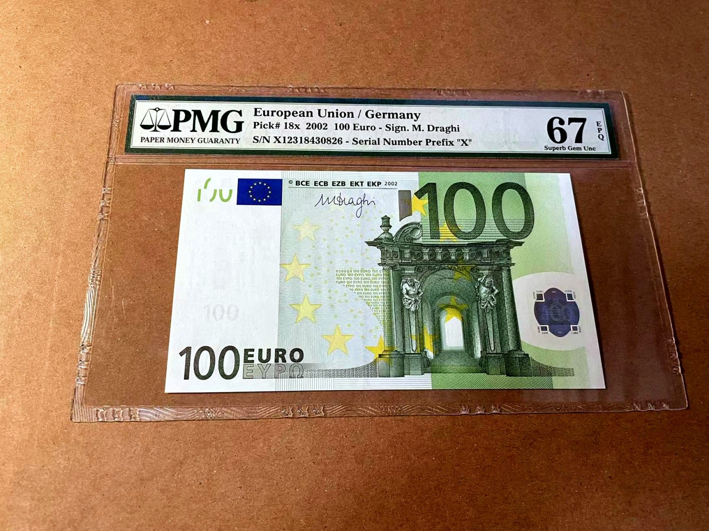 【Blue Auction】✨世界纸币精拍第461期【精】 欧盟 2002年100欧元 PMG67EPQ 高分