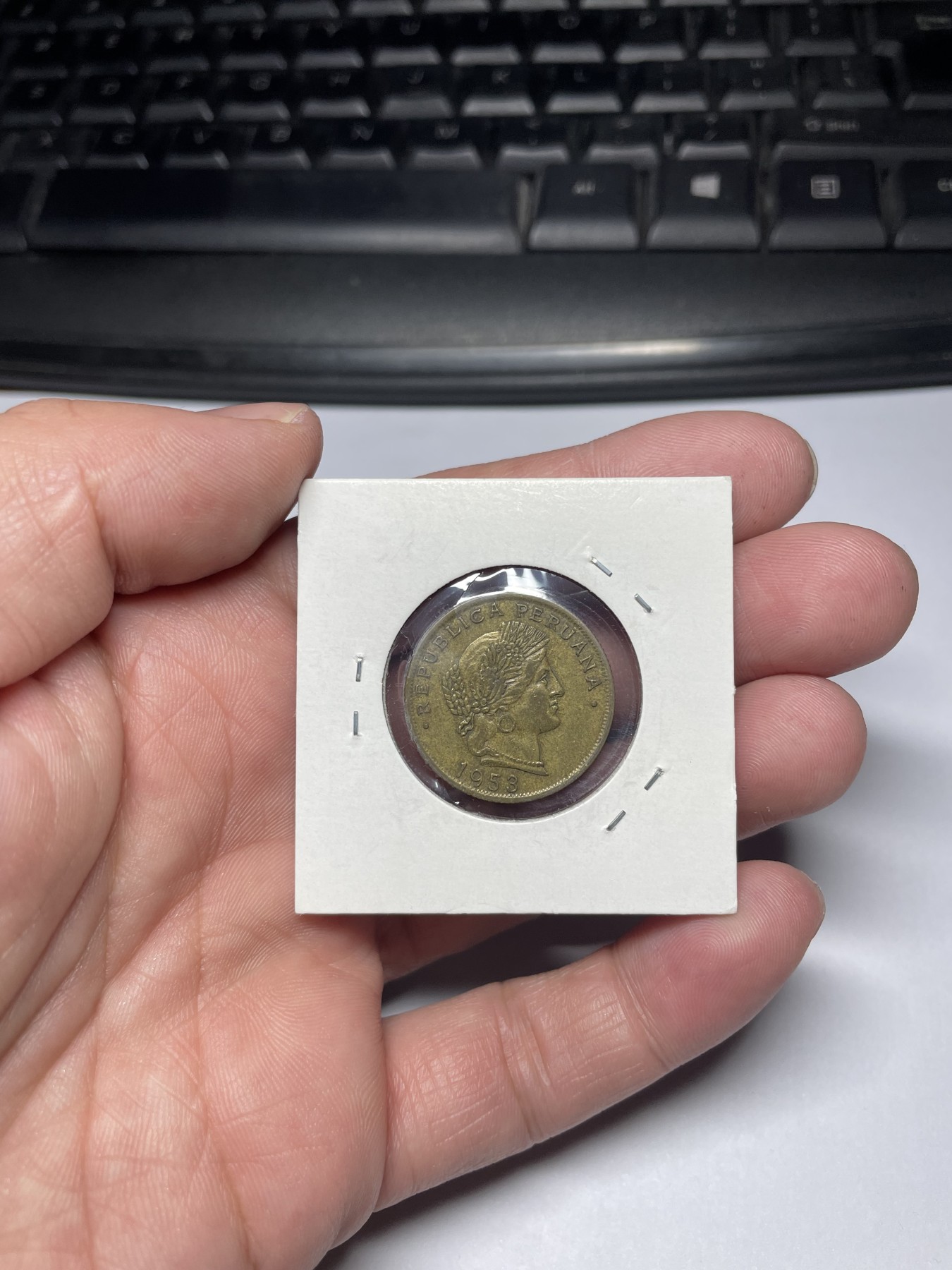 2024年集古藏今外币拍卖第四期-第3场—（总第33拍） 1953年秘鲁20分