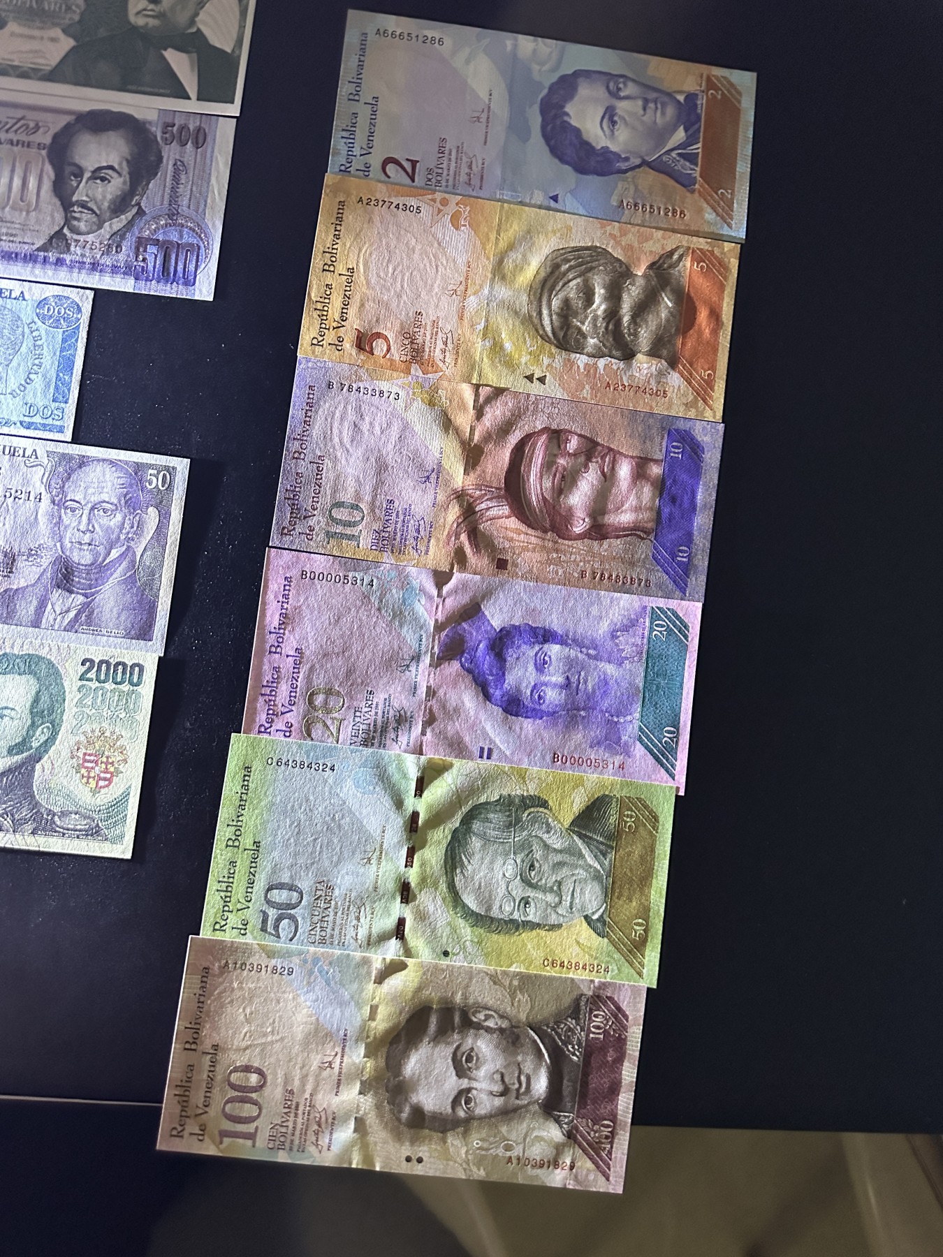 《外钞收藏家》第三百五十六期（美洲纸币专场） 委内瑞拉 两个套装 全新 17枚一起 全新