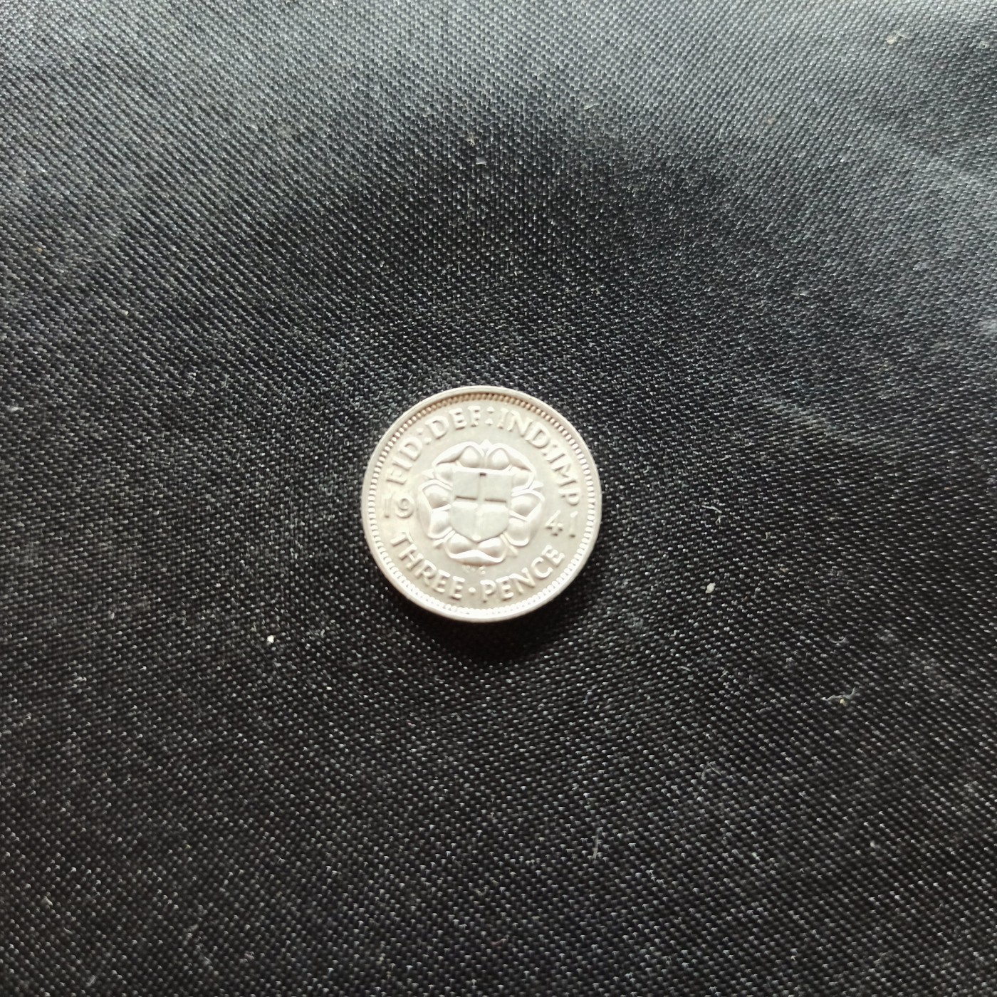 邮泉阁限时拍卖第一场 各国硬币专场 英国乔治六世1941年3便士0.500银币1.41克