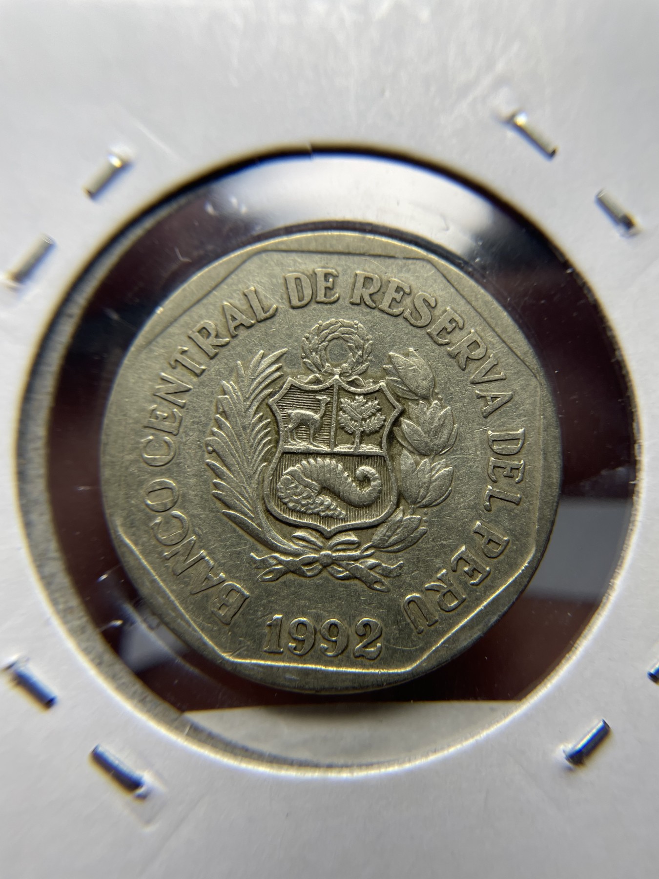 2024年集古藏今外币拍卖第四期-第3场—（总第33拍） 1992年秘鲁1索尔