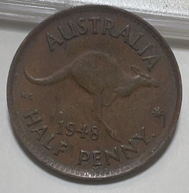 神仙姐姐散币好品专场第二十八期（无佣金满邮自动发出 1948 年澳大利亚半便士