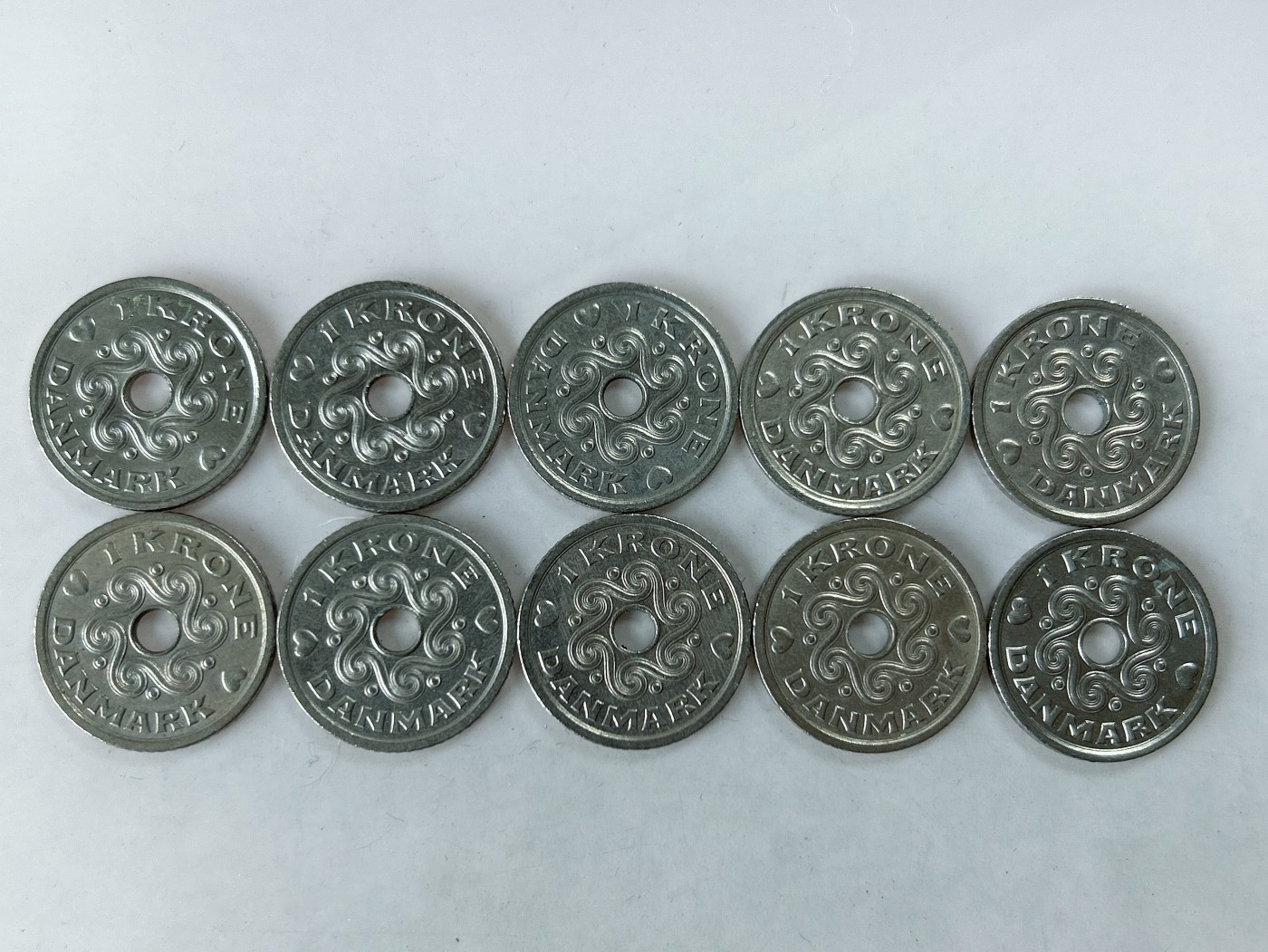 第一海外回流一元起拍收藏 散币专场 第78期 丹麦1克朗 10枚