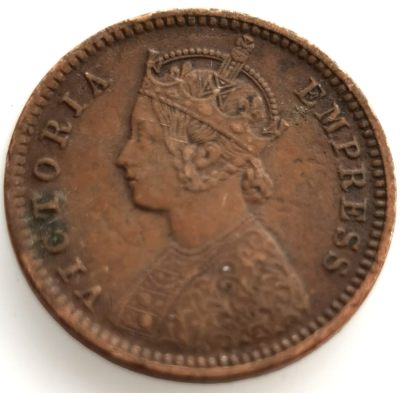  外国钱币20240410场次（中拍皆有赠品），建议埋价，每周两拍，可累积 - 好品印度1897年维多利亚1/12安娜