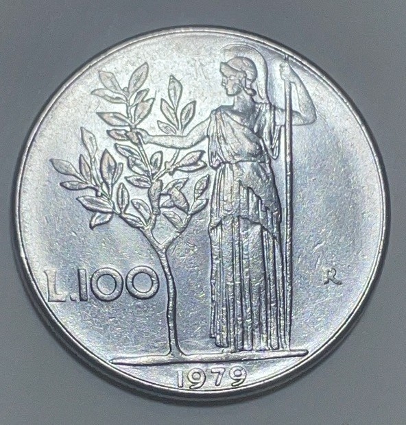 神仙姐姐散币好品专场第二十八期（无佣金满邮自动发出 1979 年意大利 100 里拉