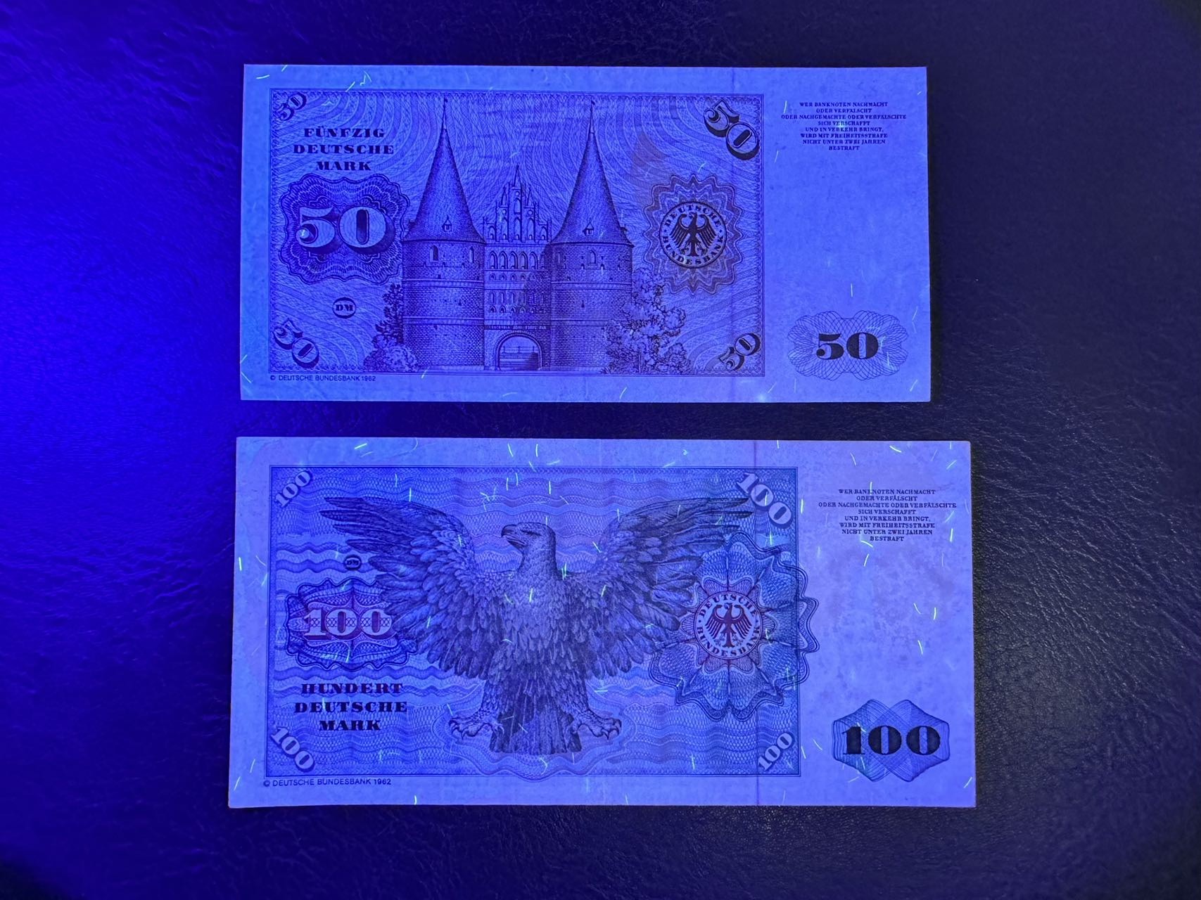 收藏联盟Quantum Auction 第337期拍卖  德国联邦1980年50和100马克 非全新 品相如图 