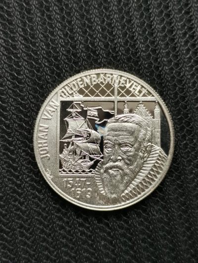 道一币馆币章第五十三场 - 荷兰1997年政治家奥尔登巴尼夫特诞辰450周年纪念20欧元精制纪念银币