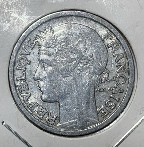 神仙姐姐散币好品专场第二十九期（无佣金满邮自动发出 1958 年法国 2 法郎