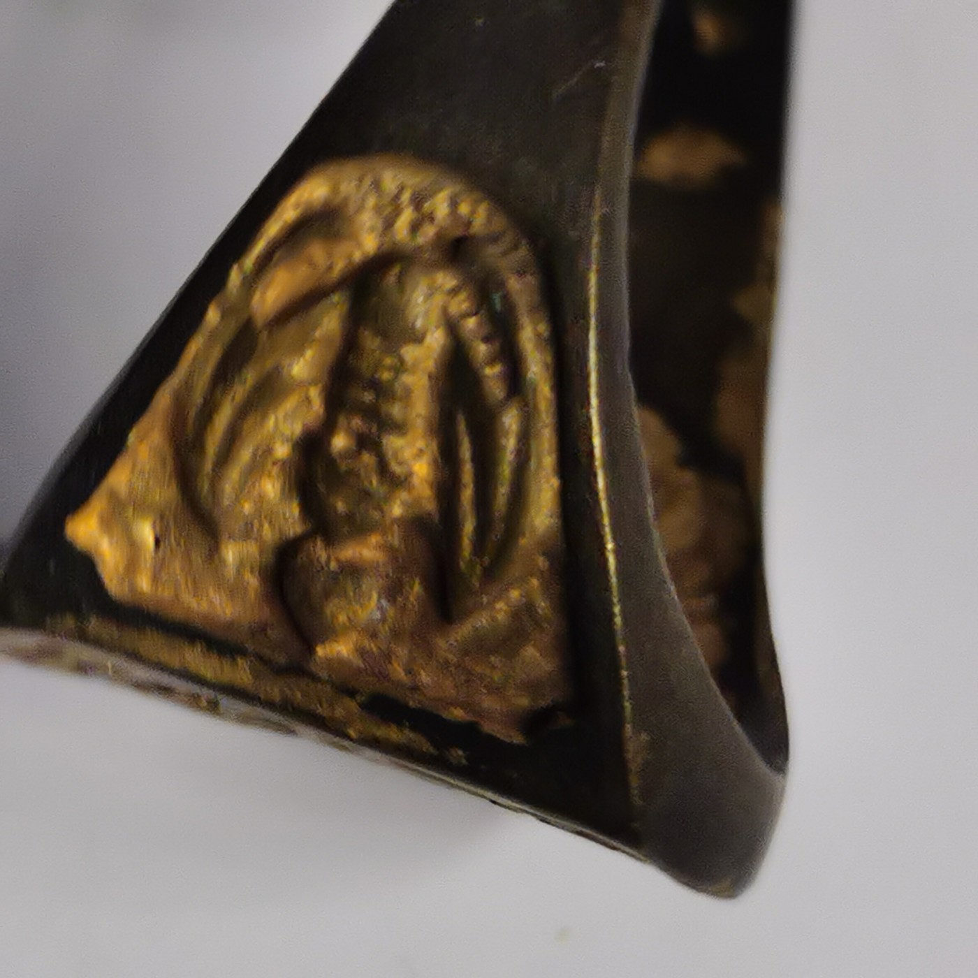 星月云阁杂件拍卖第2期 鎏金铜戒指