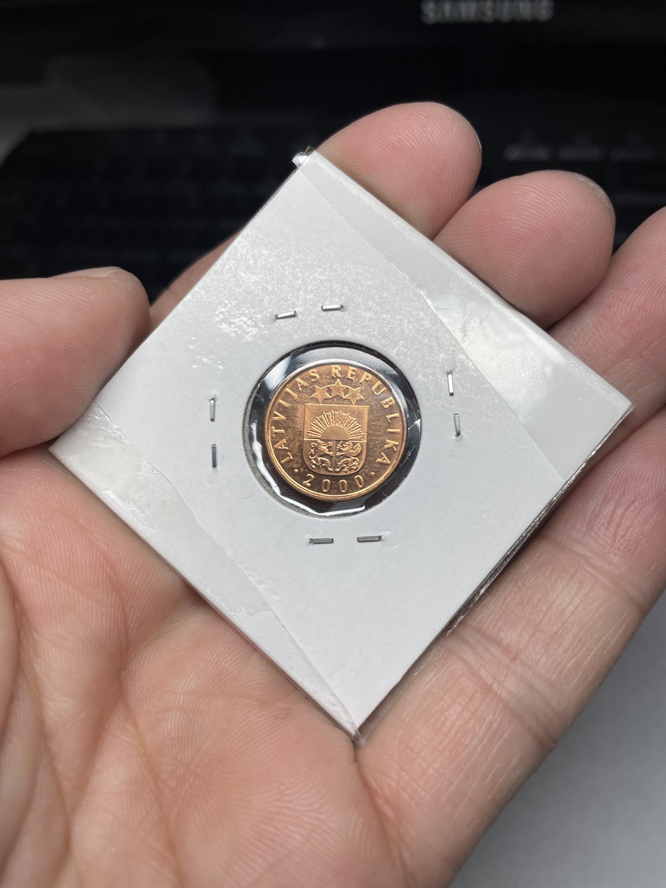 2024年集古藏今外币拍卖第四期-第4场—（总第34拍） 2000年拉脱维亚2分