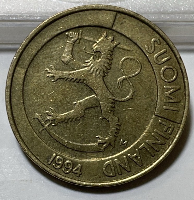 神仙姐姐散币好品专场第二十九期（无佣金满邮自动发出 1994 年芬兰 1 马克