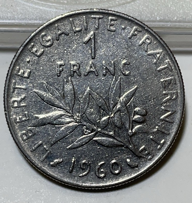 神仙姐姐散币好品专场第二十九期（无佣金满邮自动发出 法国 1 法郎