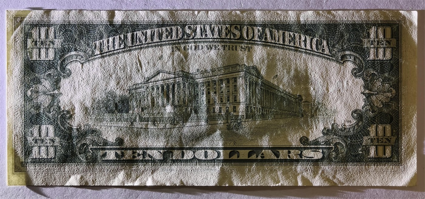 紫瑗钱币——第353期拍卖——纸币场 美国 1985年 L版 无序列 亚历山大·汉密尔顿 10美元 小头版 UNC-