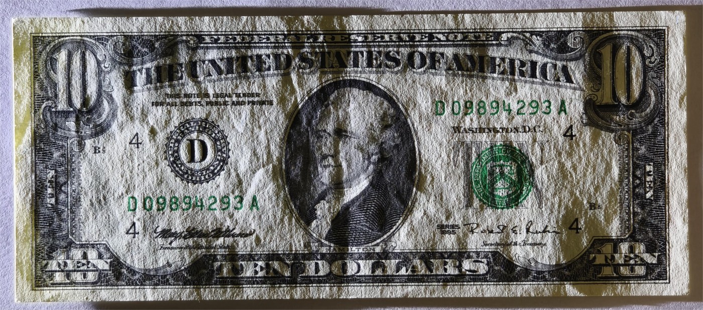 紫瑗钱币——第353期拍卖——纸币场 美国 1995年 D版 无序列 亚历山大·汉密尔顿 10美元 小头版 AU