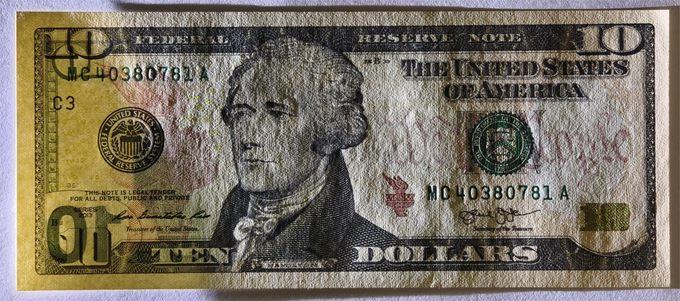 紫瑗钱币——第353期拍卖——纸币场 美国 2013年 C版 无序列 亚历山大·汉密尔顿 10美元 彩色版 UNC