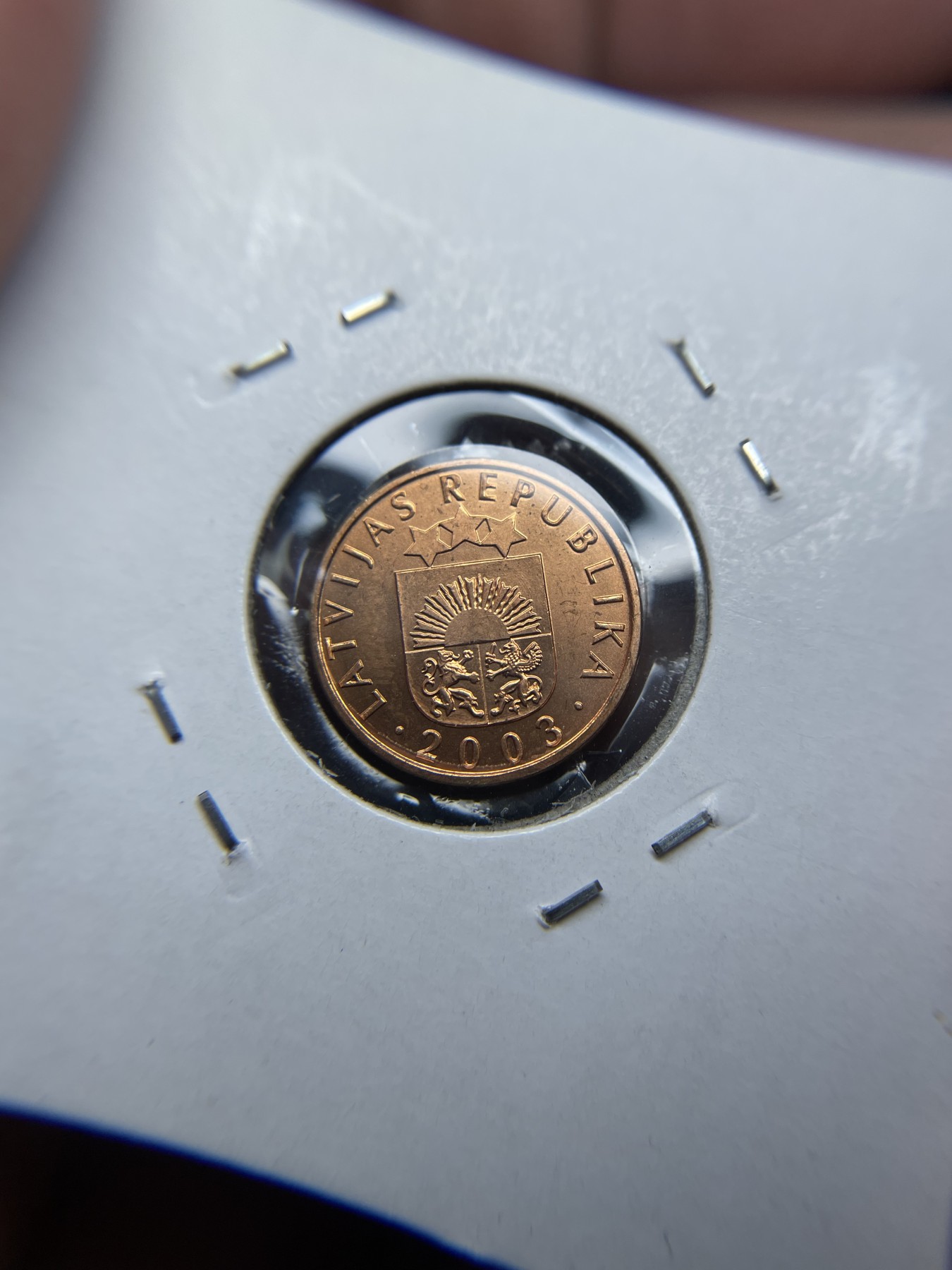 2024年集古藏今外币拍卖第四期-第4场—（总第34拍） 2003年拉脱维亚1分