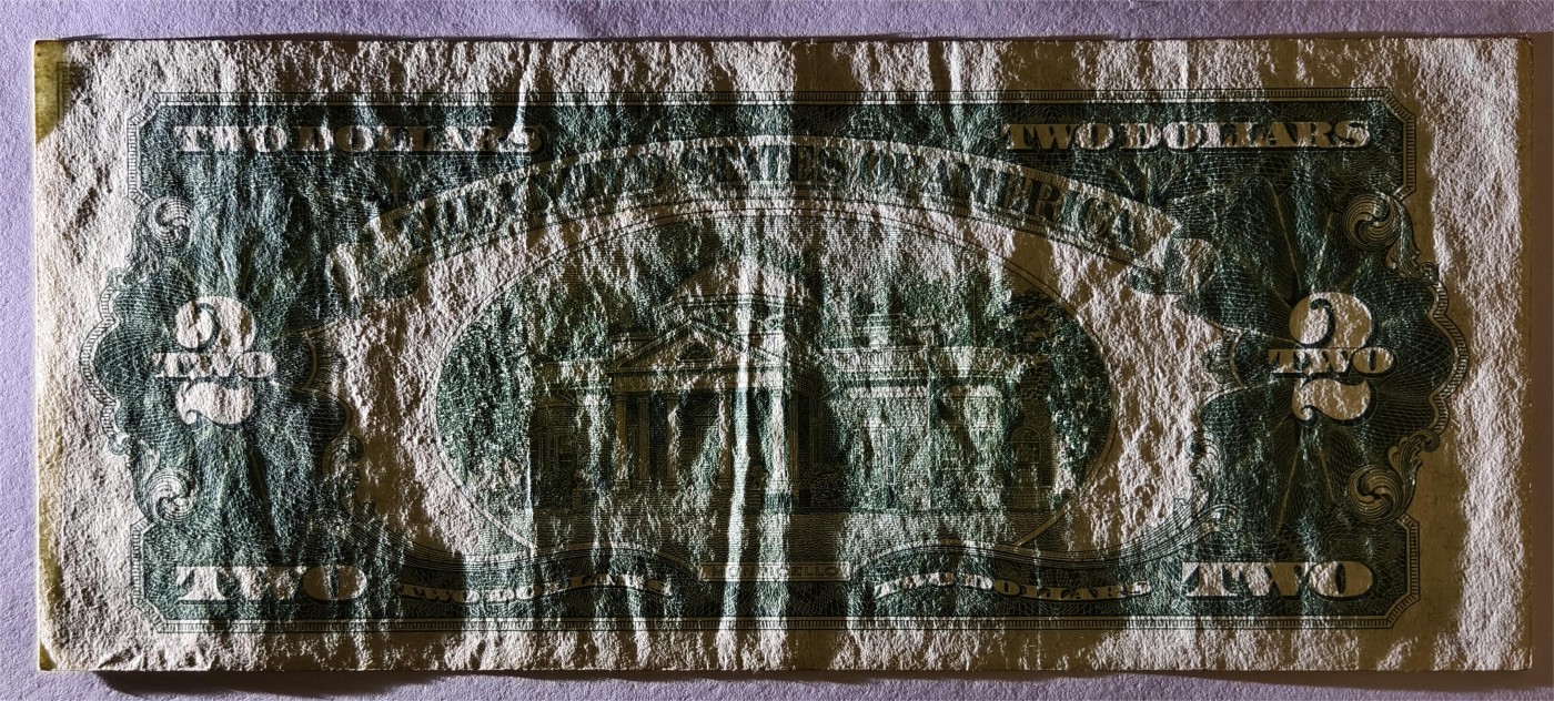 紫瑗钱币——第353期拍卖——纸币场 美国 1953年 C序列 托马斯·杰斐逊 2美元 红印 政府券 流通品