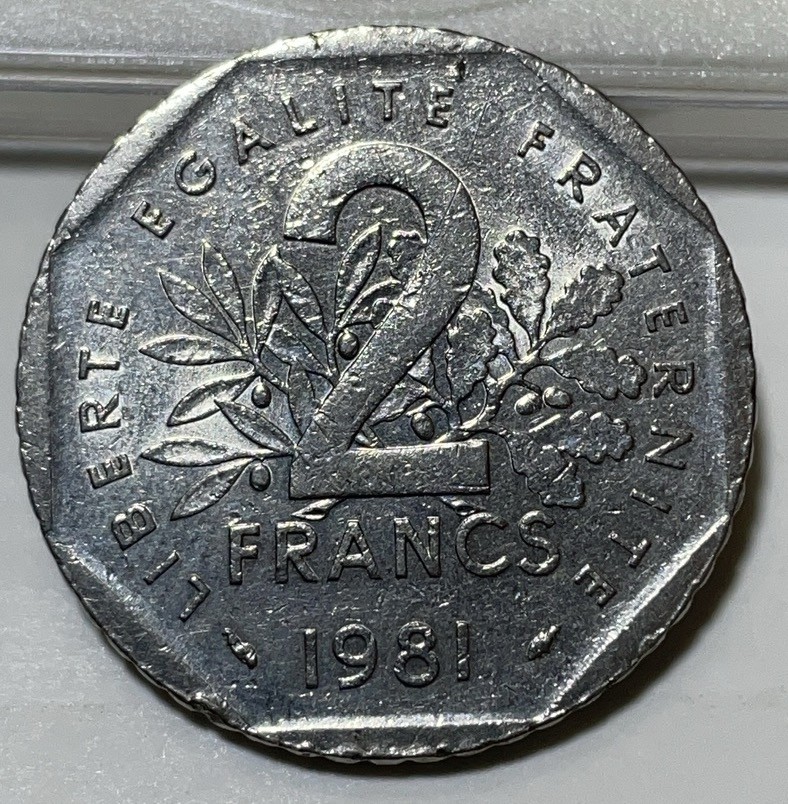 神仙姐姐散币好品专场第二十九期（无佣金满邮自动发出 法国 2法郎