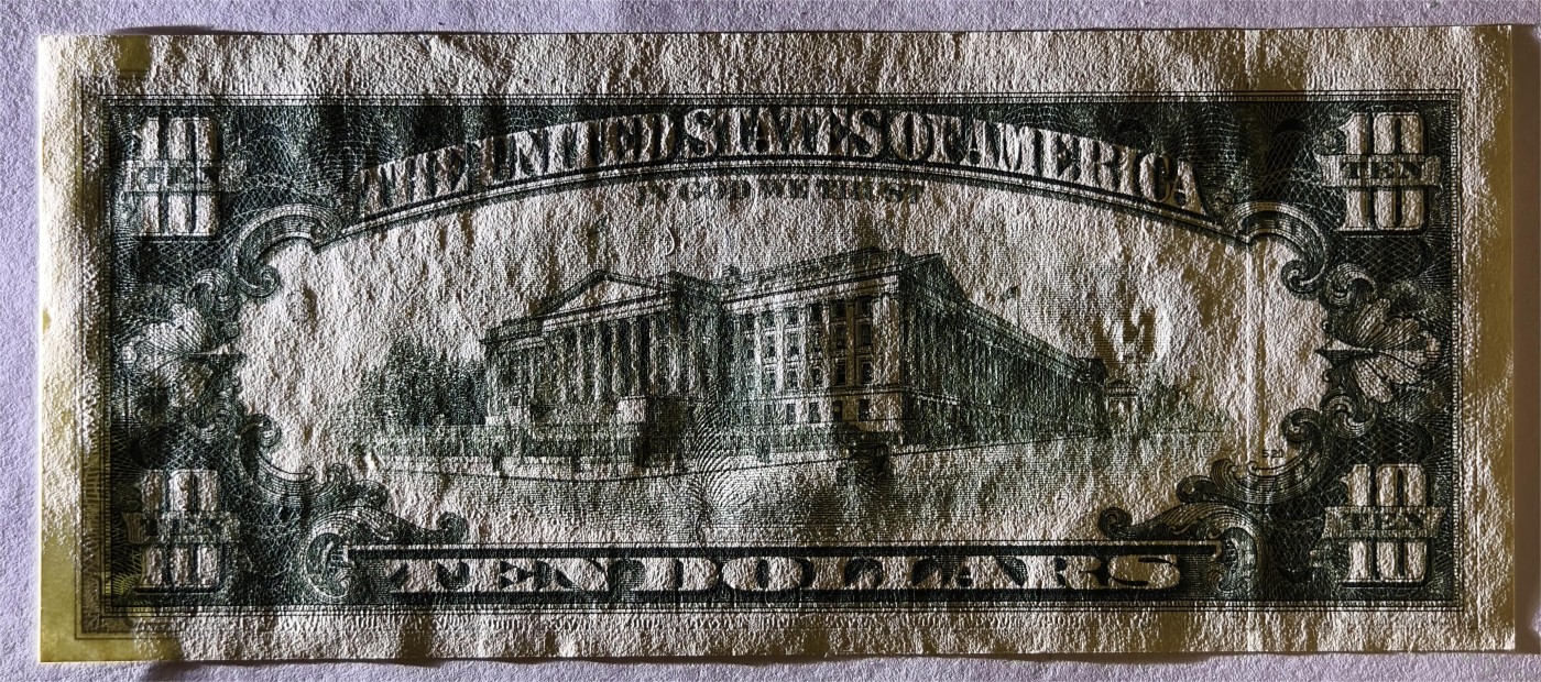 紫瑗钱币——第353期拍卖——纸币场 美国 1990年 F版 无序列 亚历山大·汉密尔顿 10美元 小头版 UNC