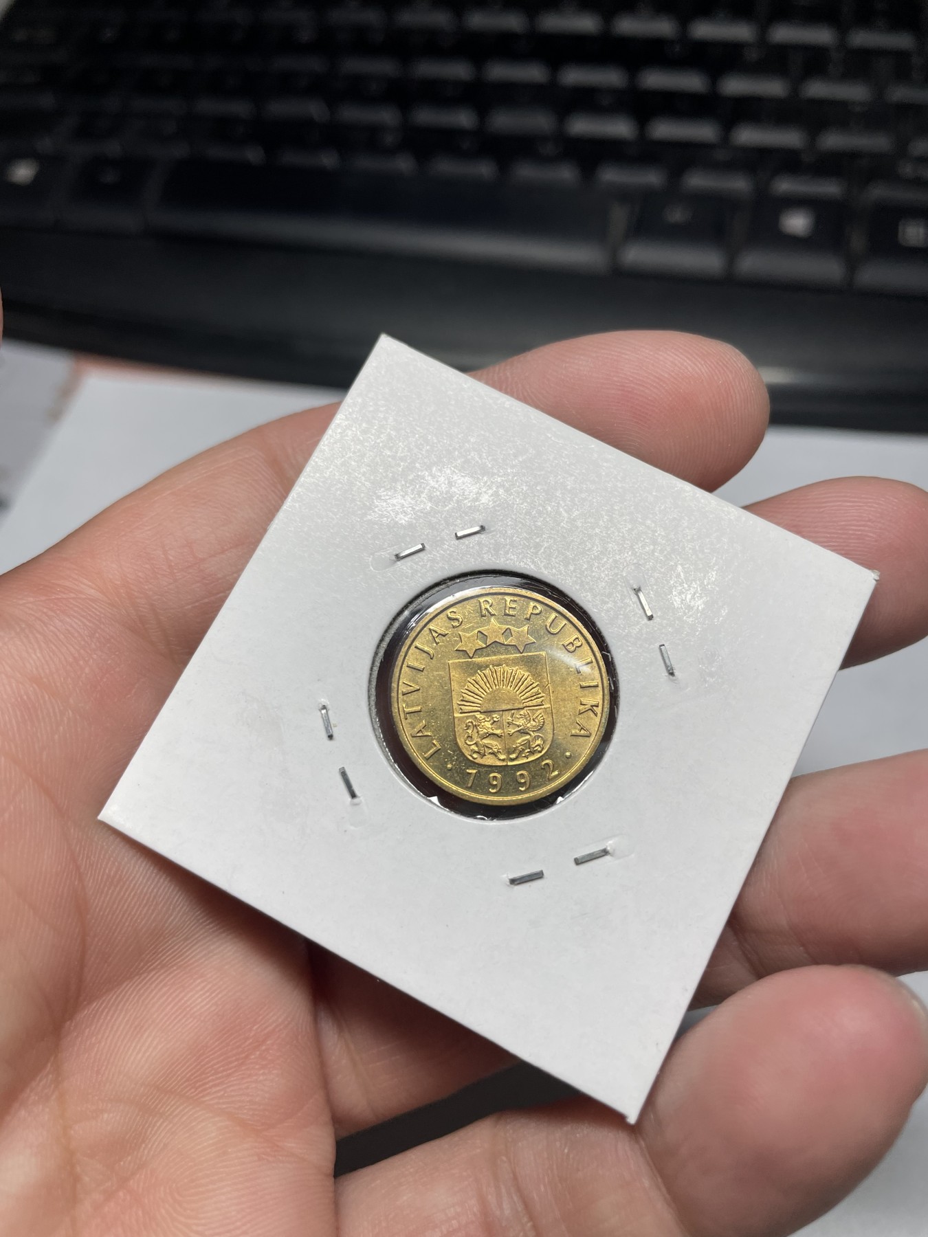 2024年集古藏今外币拍卖第四期-第4场—（总第34拍） 1992年拉脱维亚5分