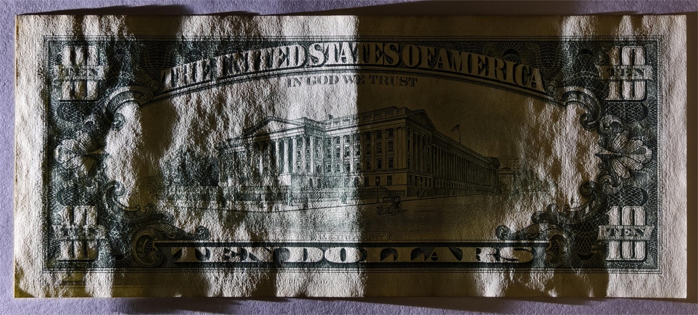 紫瑗钱币——第353期拍卖——纸币场 美国 1995年 C版 无序列 亚历山大·汉密尔顿 10美元 小头版 AU 软折