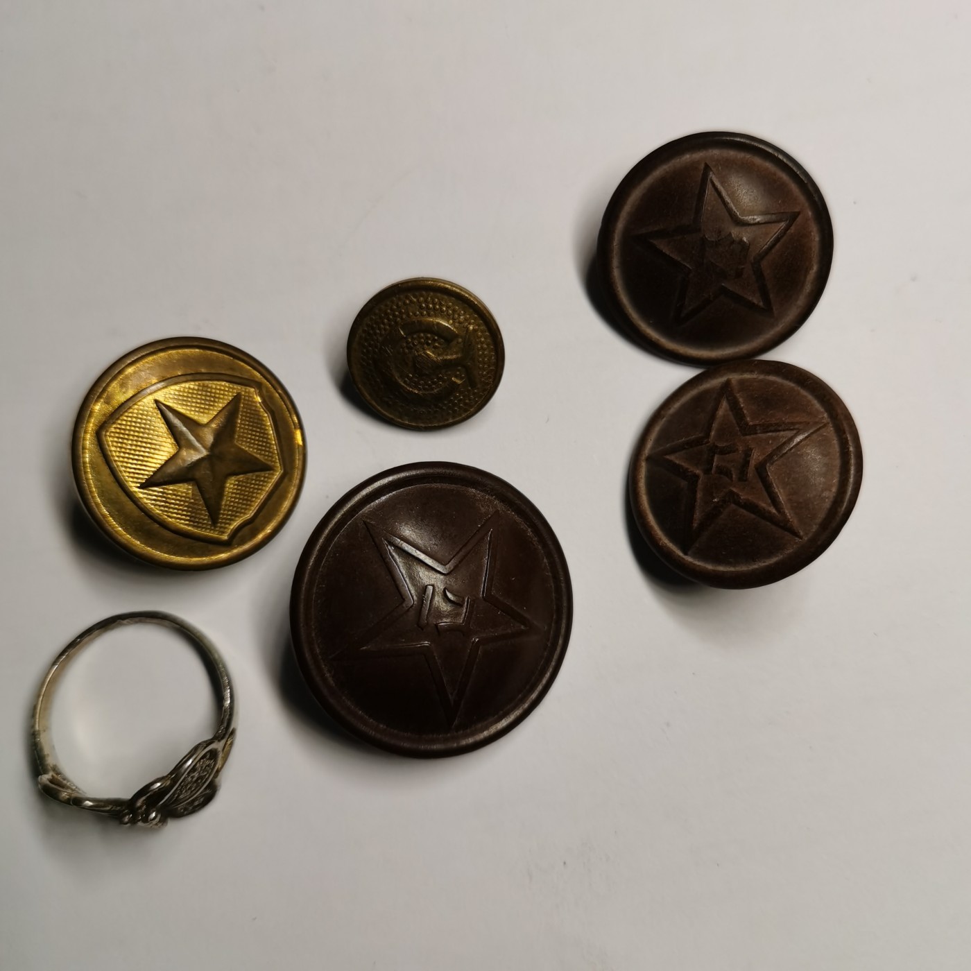 星月云阁杂件拍卖第2期 扣子5个