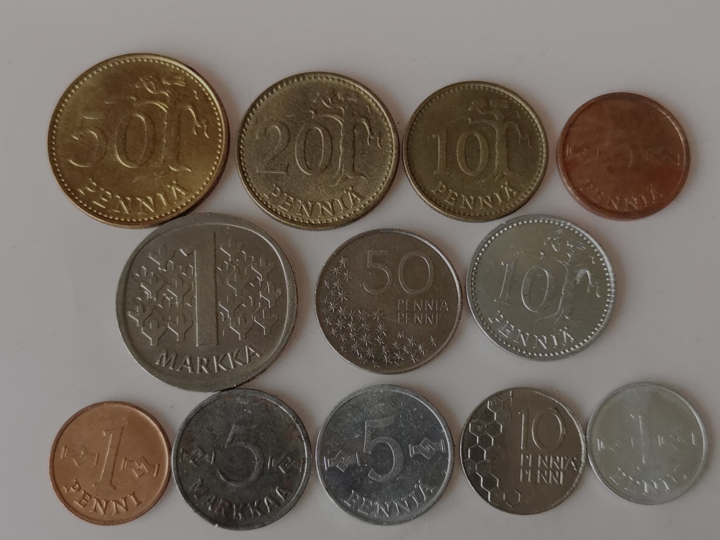 第一海外回流一元起拍收藏 散币专场 第79期 芬兰硬币 12枚