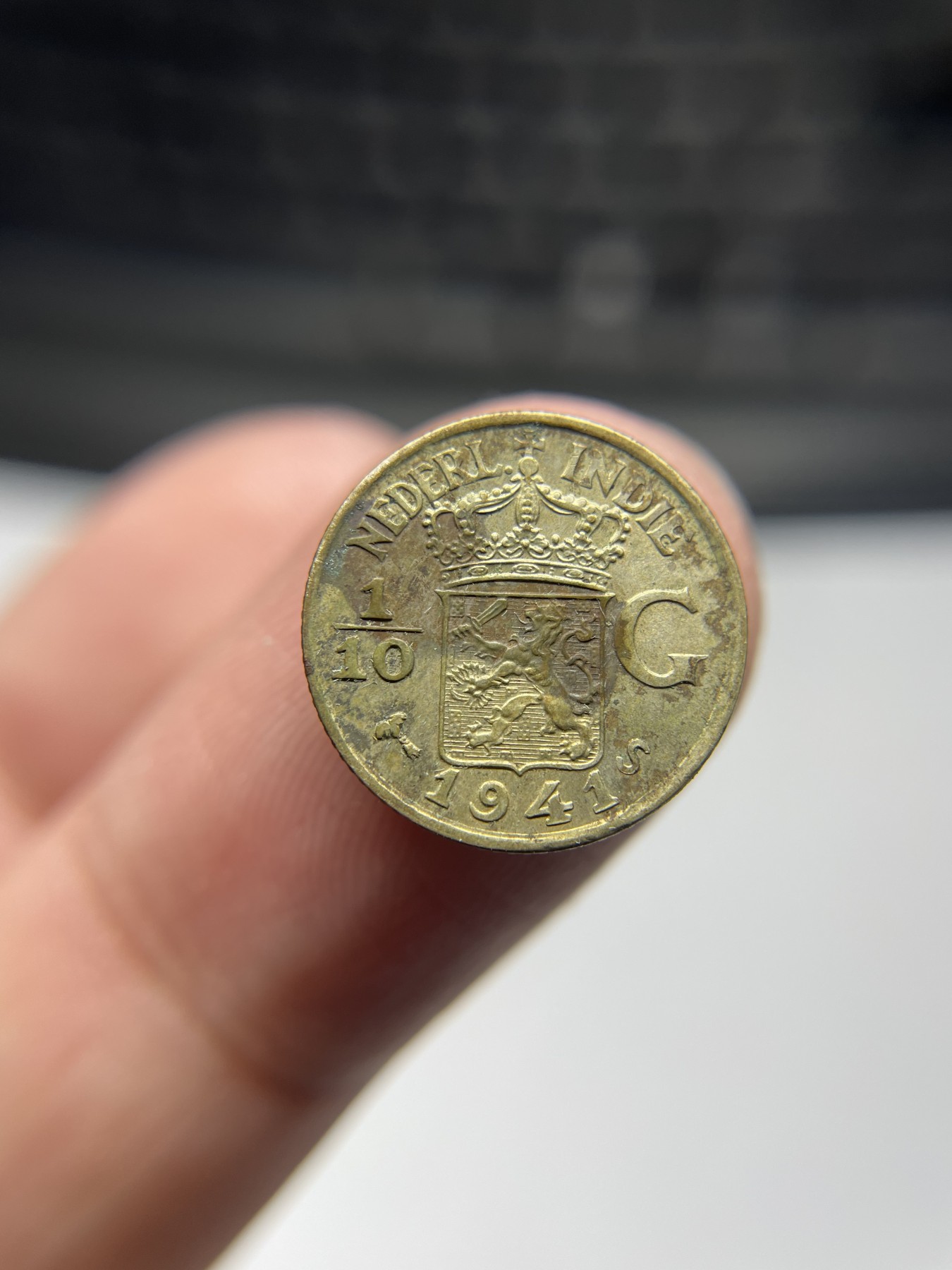 2024年集古藏今外币拍卖第四期-第4场—（总第34拍） 1941年荷属东印度1/10盾银币