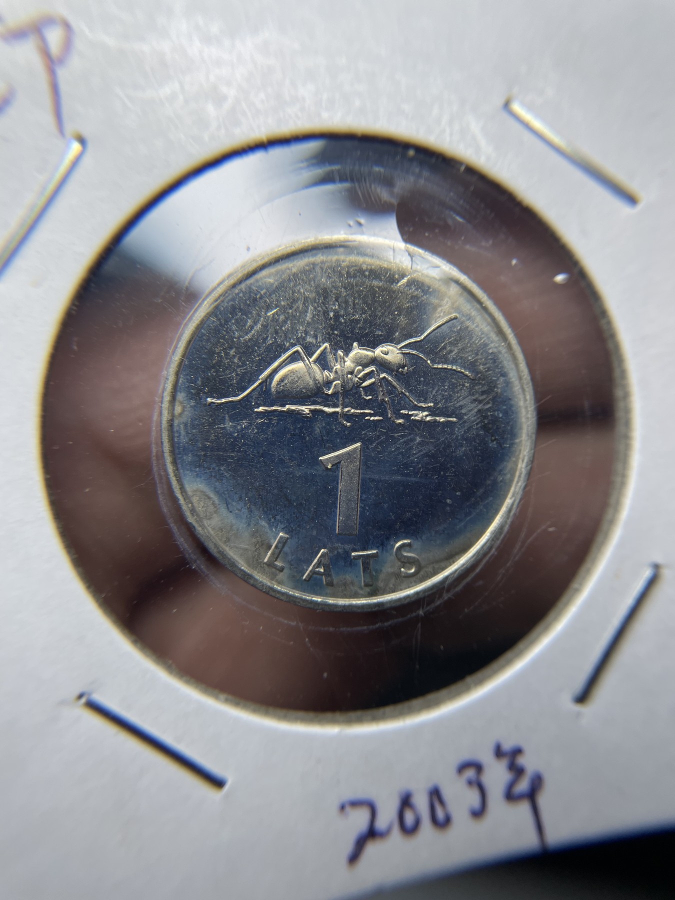 2024年集古藏今外币拍卖第四期-第4场—（总第34拍） 2003年拉脱维亚1拉特