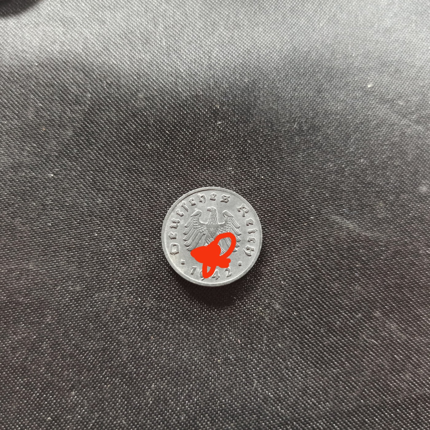 邮泉阁限时拍卖第一场 各国硬币专场 二战德国1942年1芬尼F版