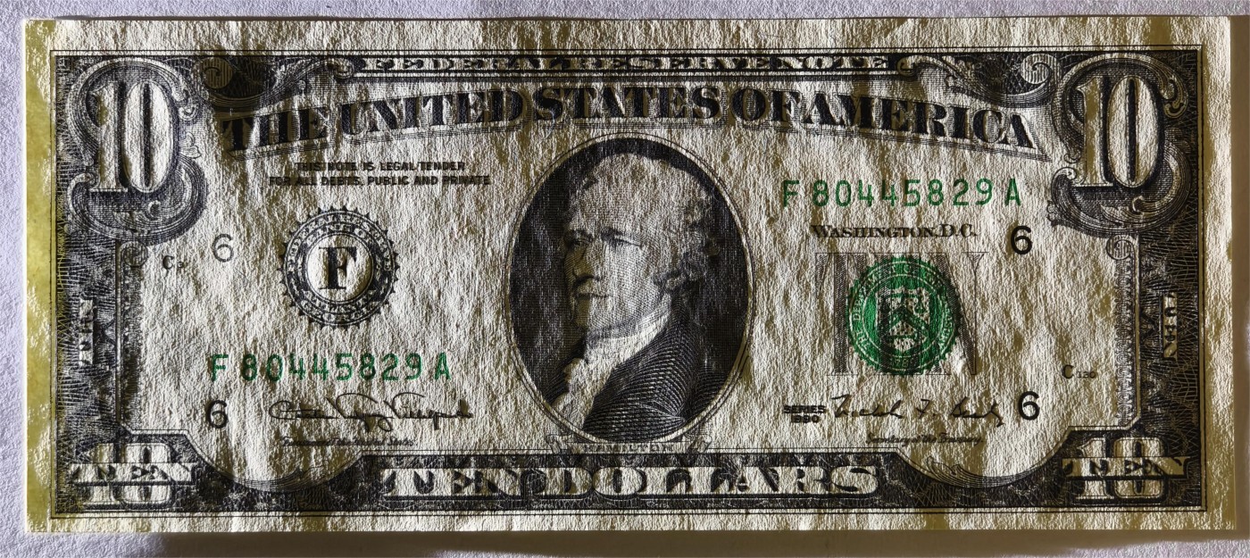 紫瑗钱币——第353期拍卖——纸币场 美国 1990年 F版 无序列 亚历山大·汉密尔顿 10美元 小头版 UNC