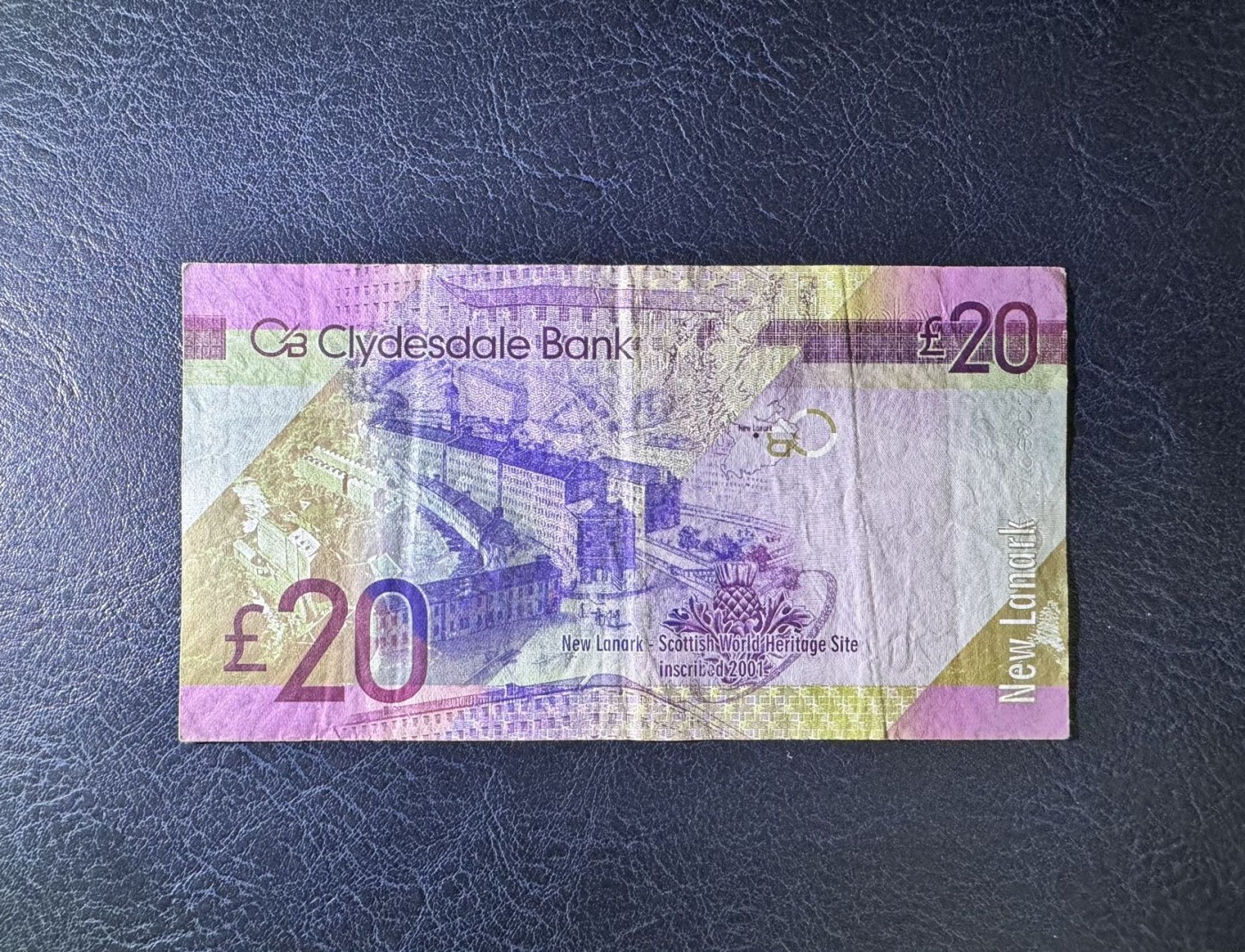 收藏联盟Quantum Auction 第337期拍卖  英国苏格兰2009年克莱斯代尔银行20镑 非全新 品相如图