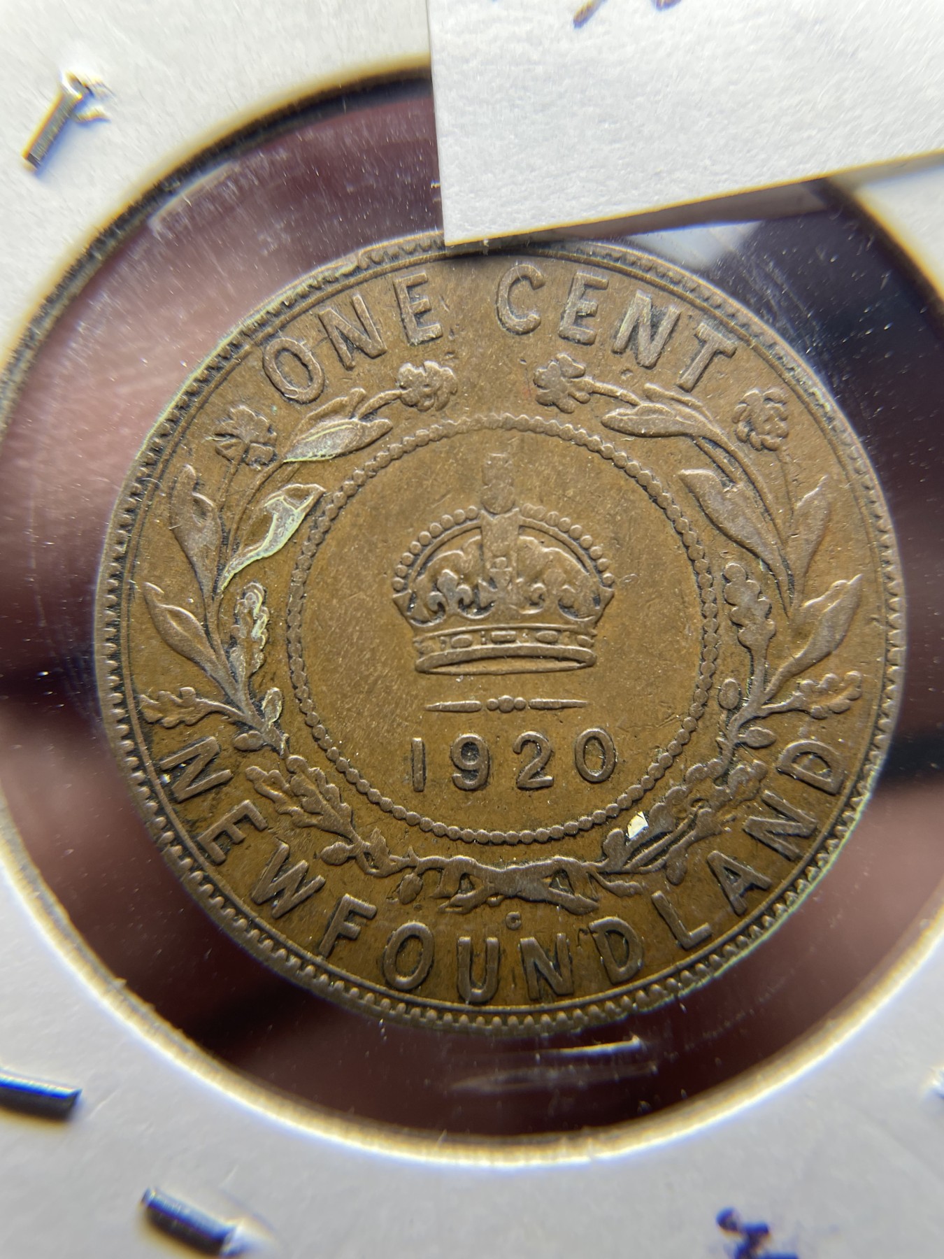 2024年集古藏今外币拍卖第四期-第4场—（总第34拍） 1920年纽芬兰1分