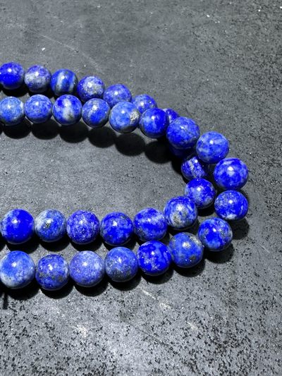 天然阿富汗老矿青金石108手串一条 天然阿富汗老矿青金石108手串一条