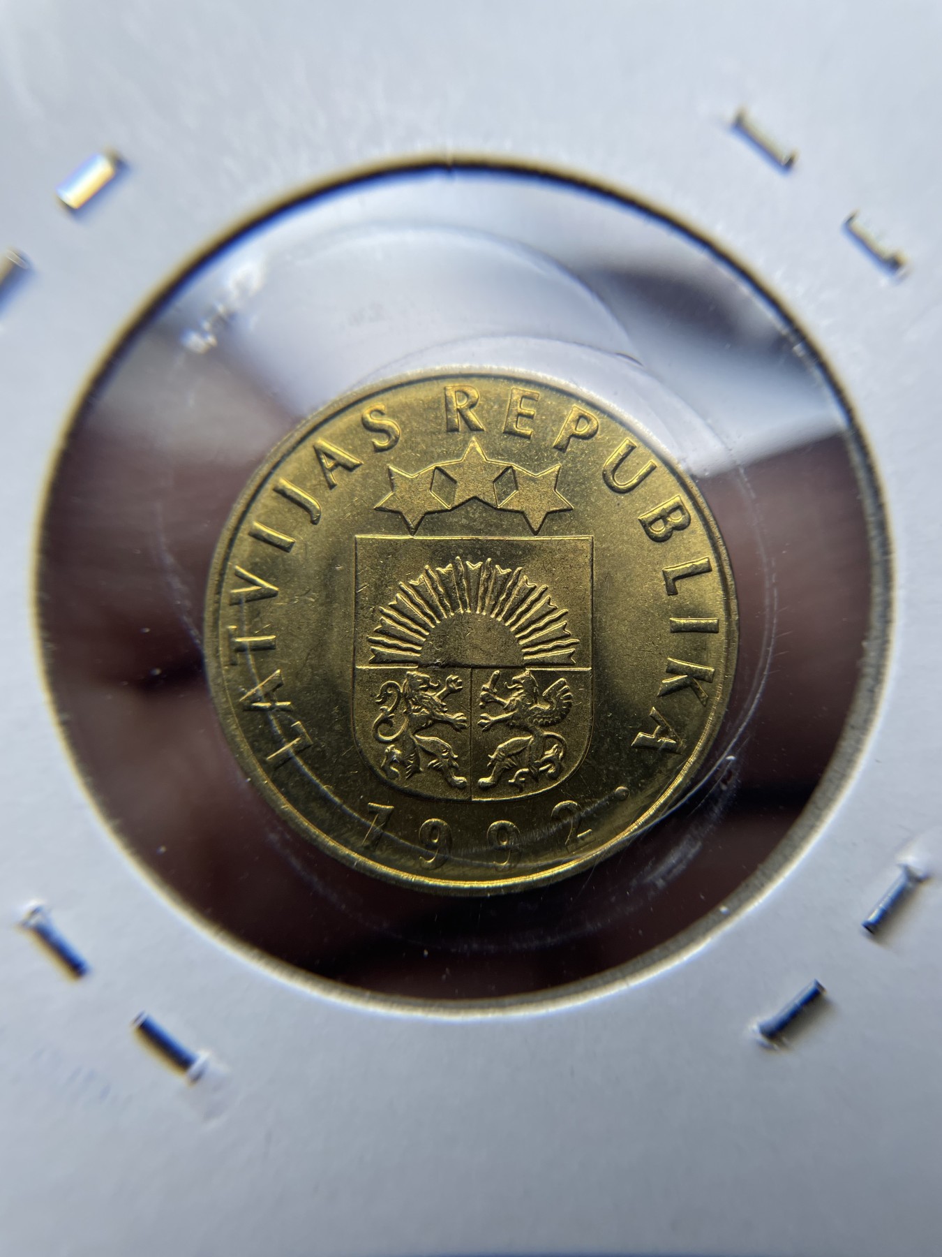 2024年集古藏今外币拍卖第四期-第4场—（总第34拍） 1992年拉脱维亚20分