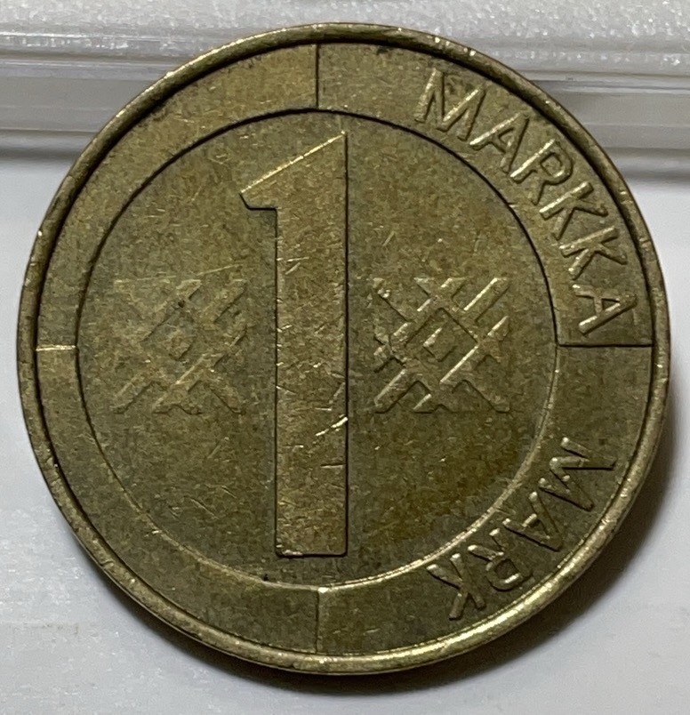 神仙姐姐散币好品专场第二十九期（无佣金满邮自动发出 1994 年芬兰 1 马克