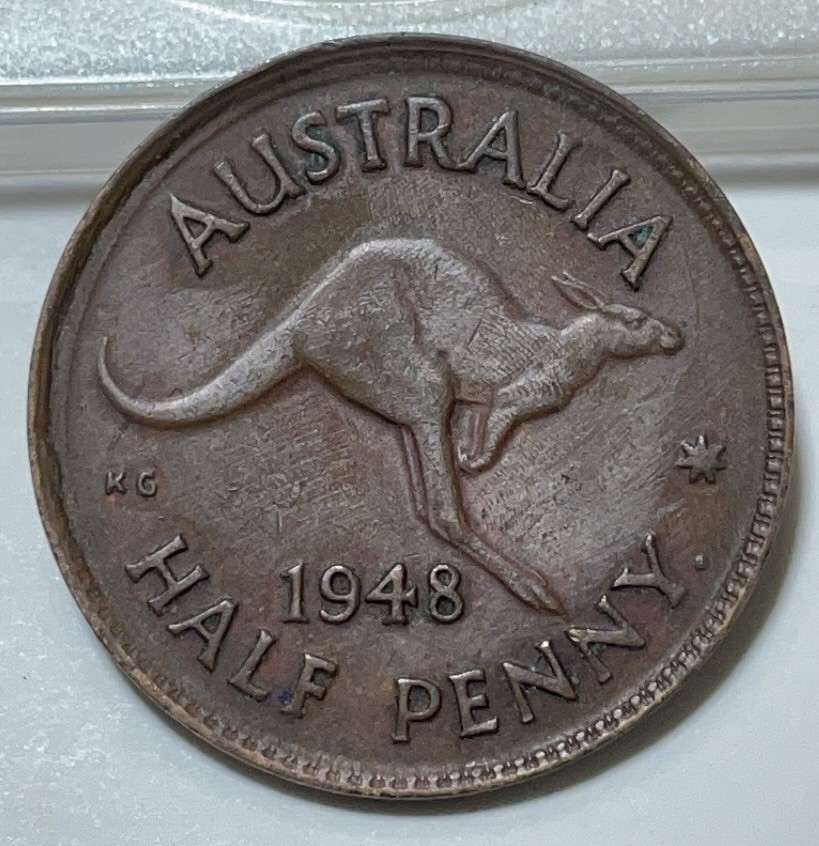 神仙姐姐散币好品专场第二十九期（无佣金满邮自动发出 1948 年澳大利亚半便士