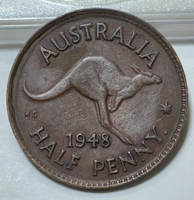 神仙姐姐散币好品专场第二十九期（无佣金满邮自动发出 - 1948 年澳大利亚半便士