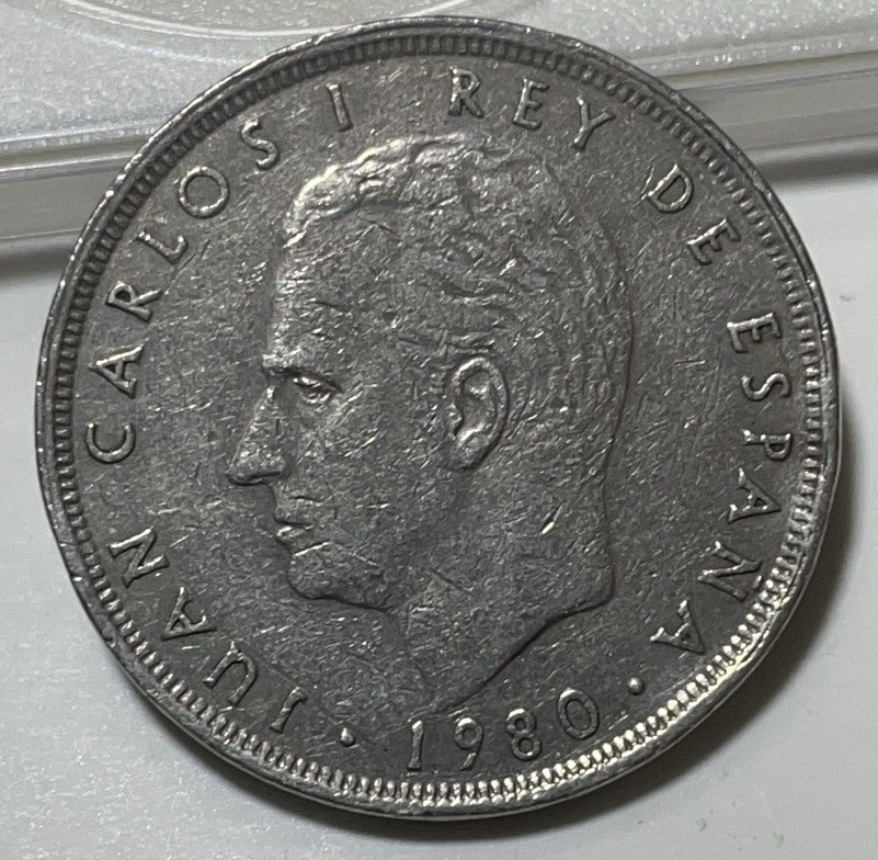 神仙姐姐散币好品专场第二十九期（无佣金满邮自动发出 西班牙世界杯 25 比塞塔纪念币