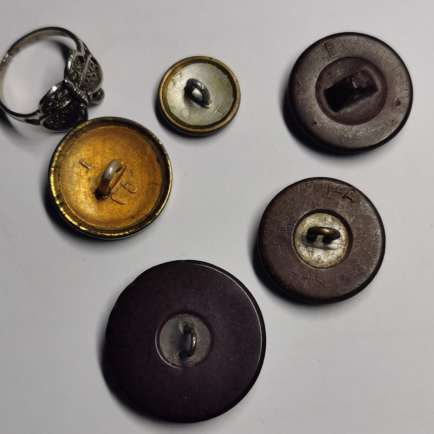 星月云阁杂件拍卖第2期 扣子5个