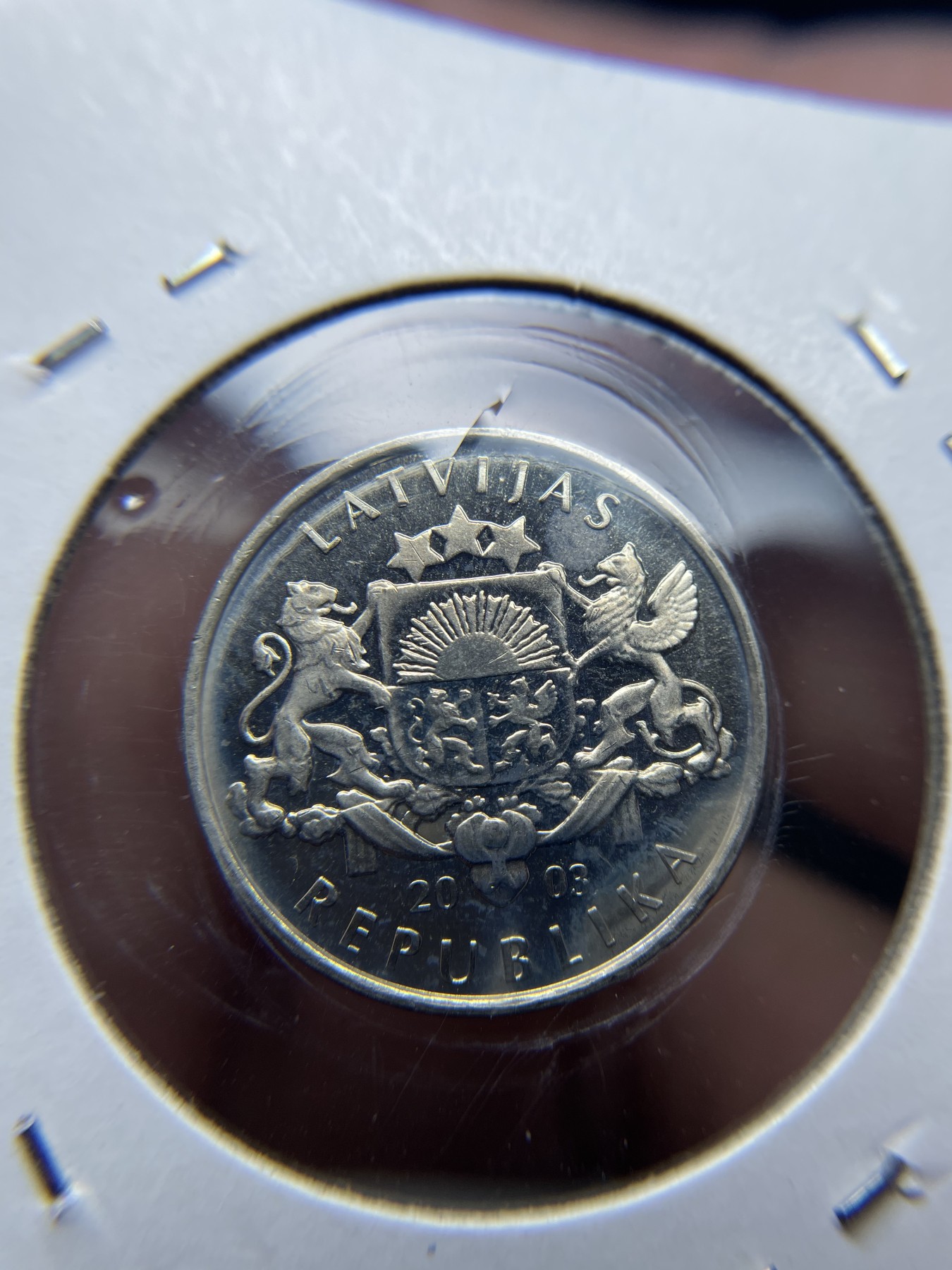 2024年集古藏今外币拍卖第四期-第4场—（总第34拍） 2003年拉脱维亚1拉特