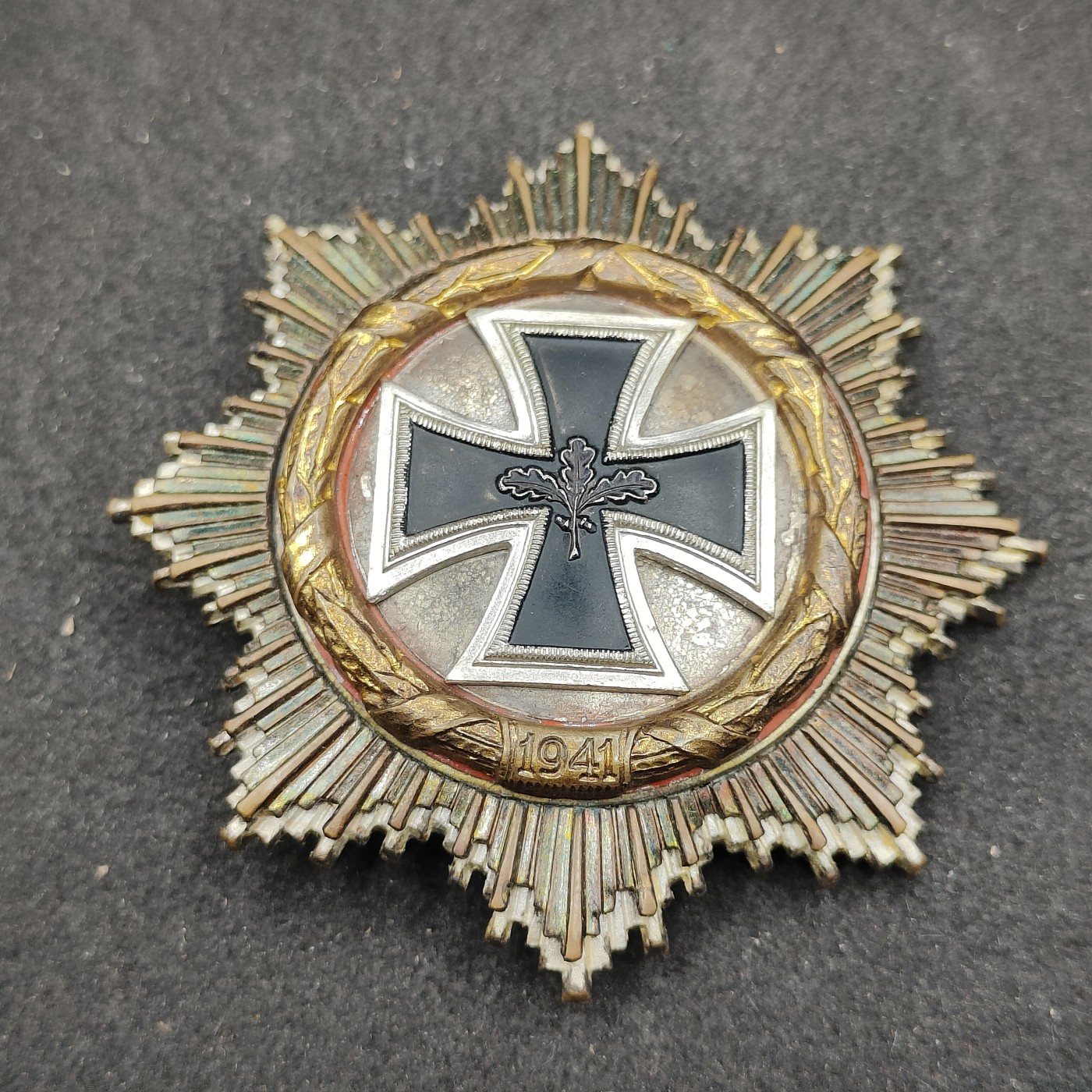 全场0元起拍 第147期 咸鱼国勋章拍卖专场 4月14日（周日）下午6：00开始 西德57版金DK煎蛋大德意志十字勋章