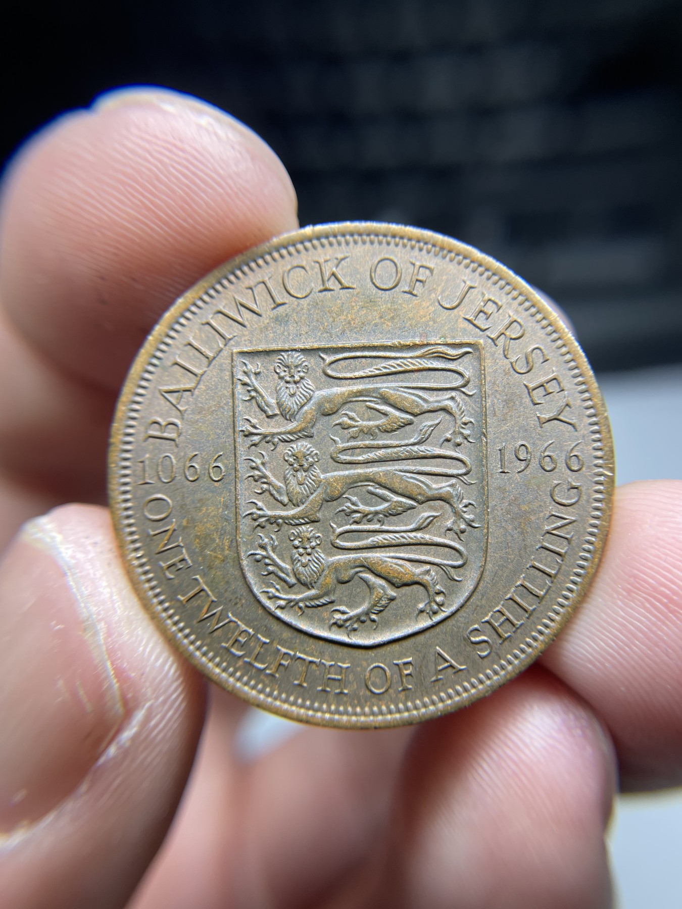 2024年集古藏今外币拍卖第四期-第5场—（总第35拍） 1966年英属泽西纪念币