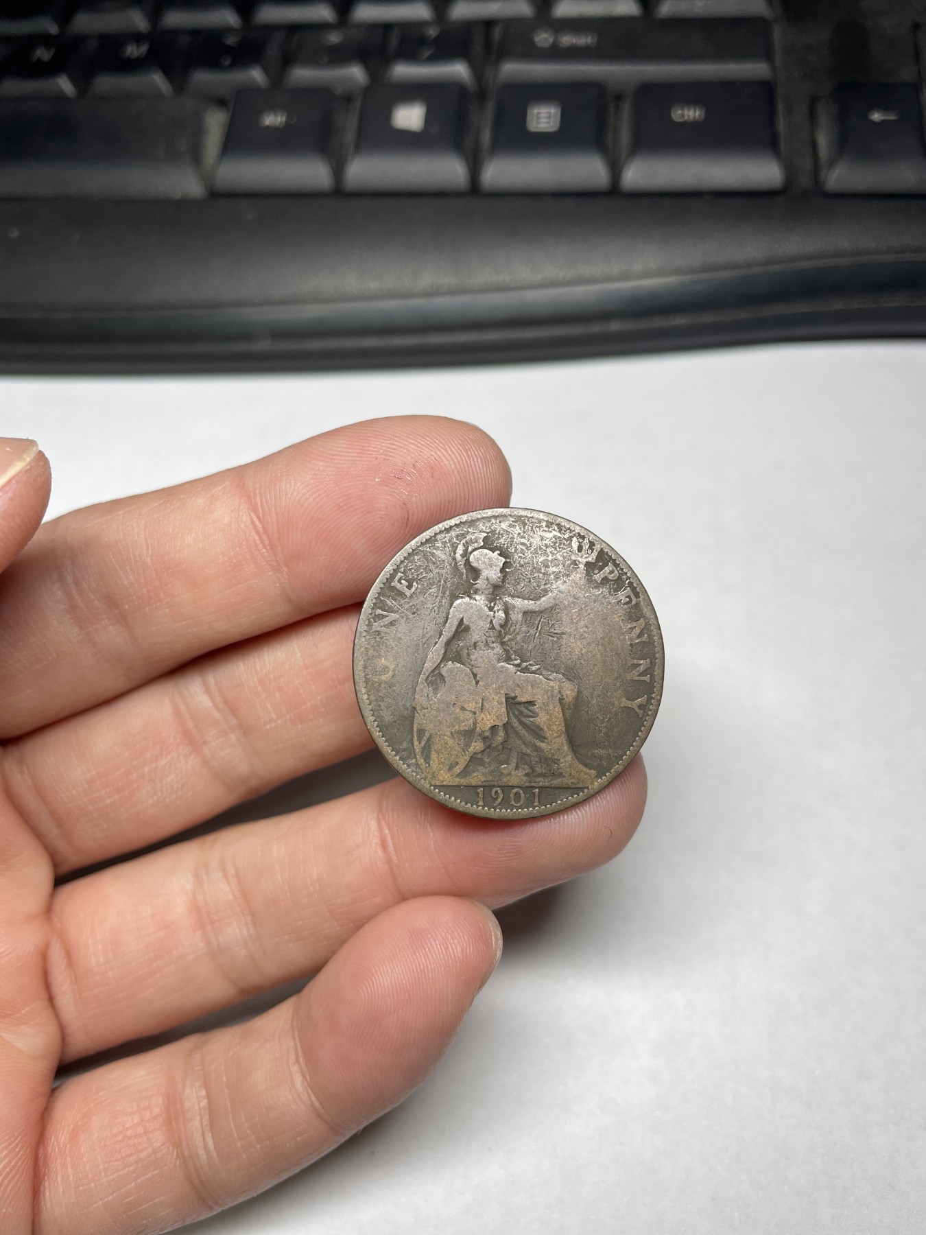 2024年集古藏今外币拍卖第四期-第5场—（总第35拍） 1901年英国1便士