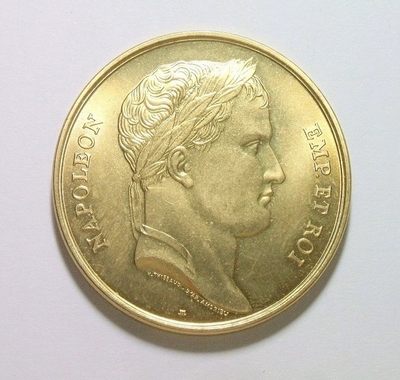 法国拿破仑加冕仪式 高浮雕精制大铜章 40MM - 法国拿破仑加冕仪式 高浮雕精制大铜章 40MM