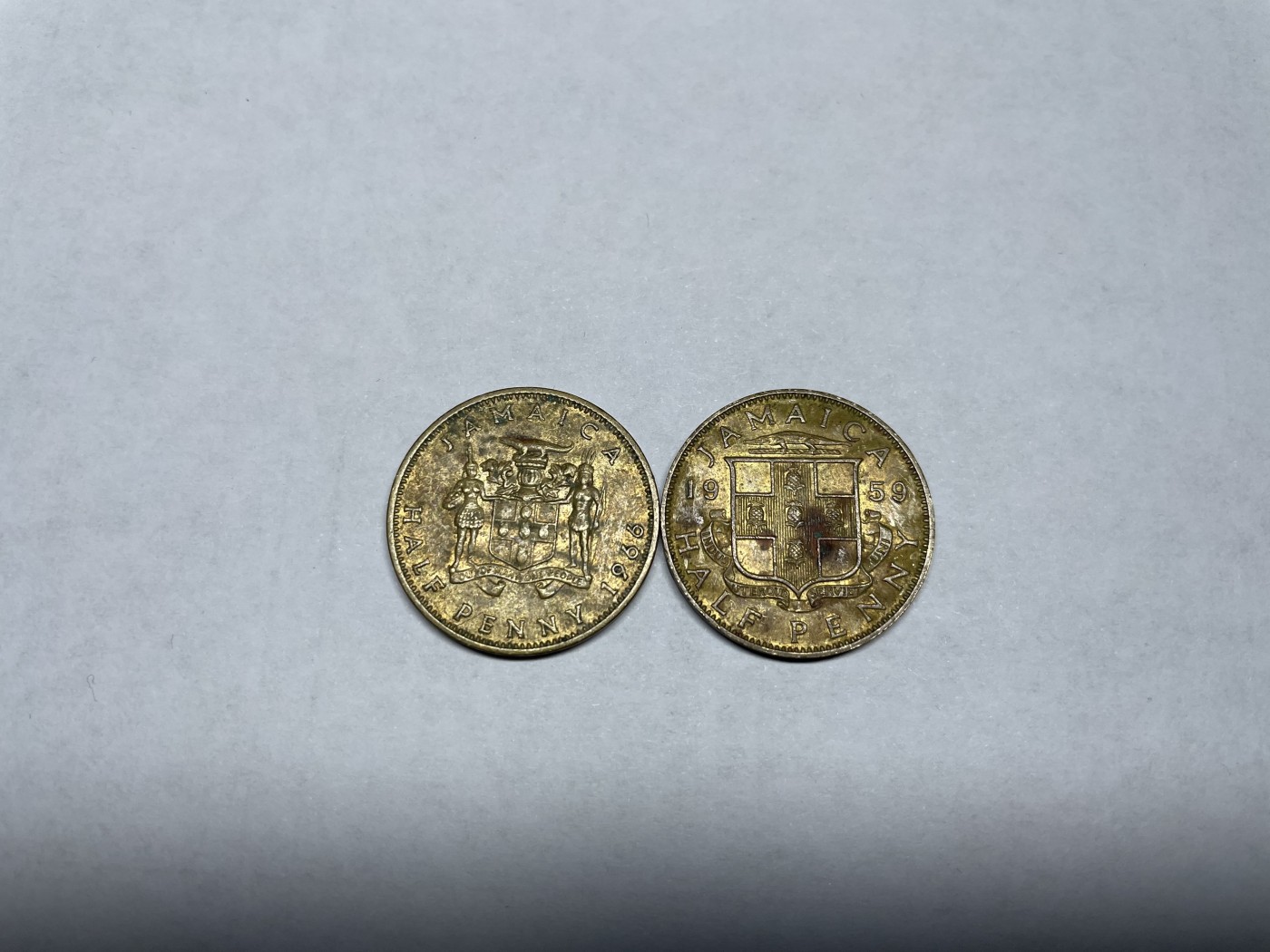 2024年集古藏今外币拍卖第四期-第5场—（总第35拍） 1959、1966年牙买加半便士